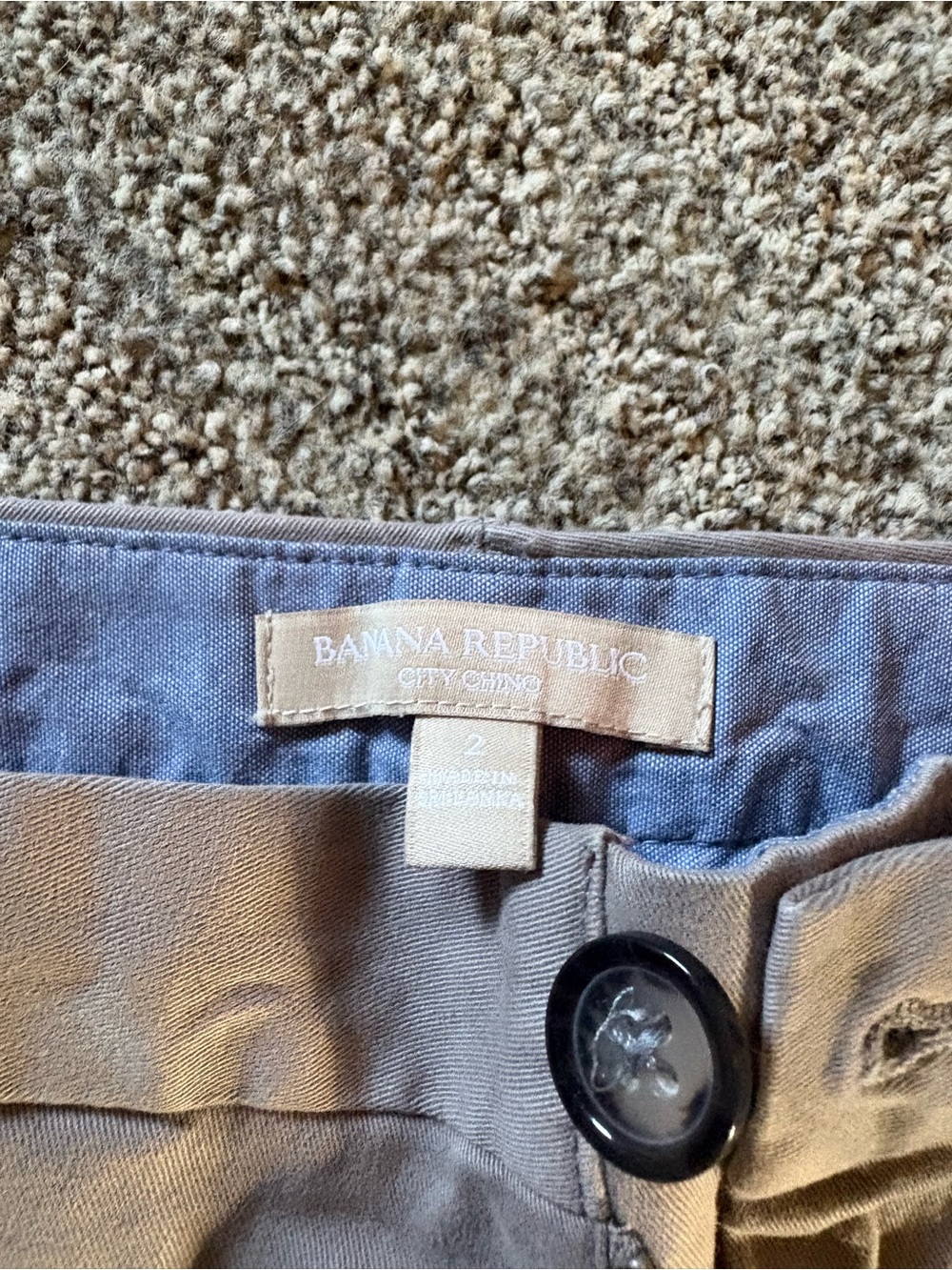 Banana Republic City Chino Pants in Taupe